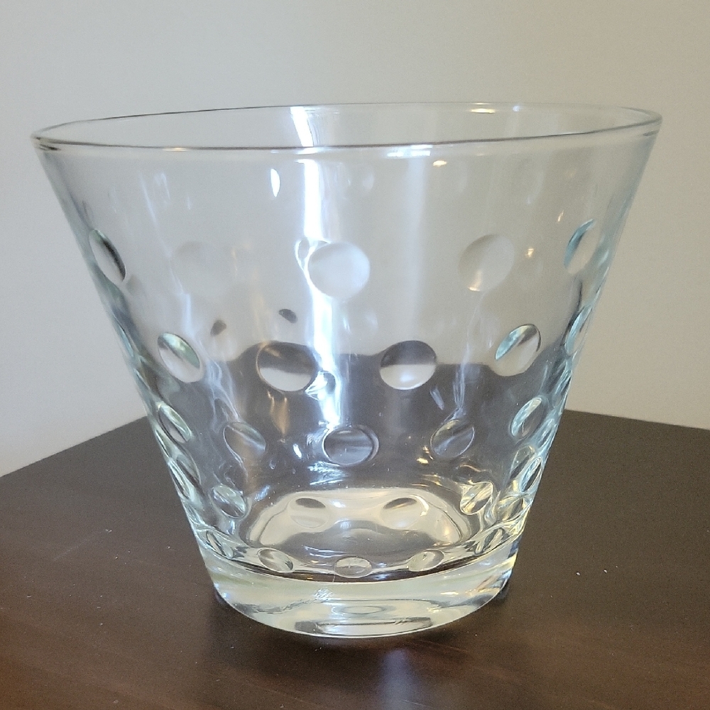 Vintage Glass Ice Bucket